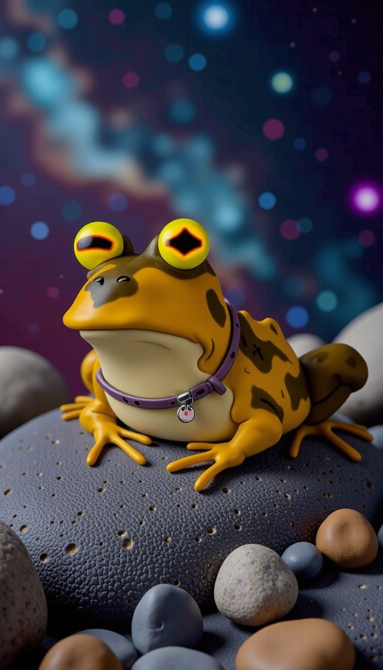PHOTO OF HYPNOTOAD IN GALAXY on Tensor.Art
