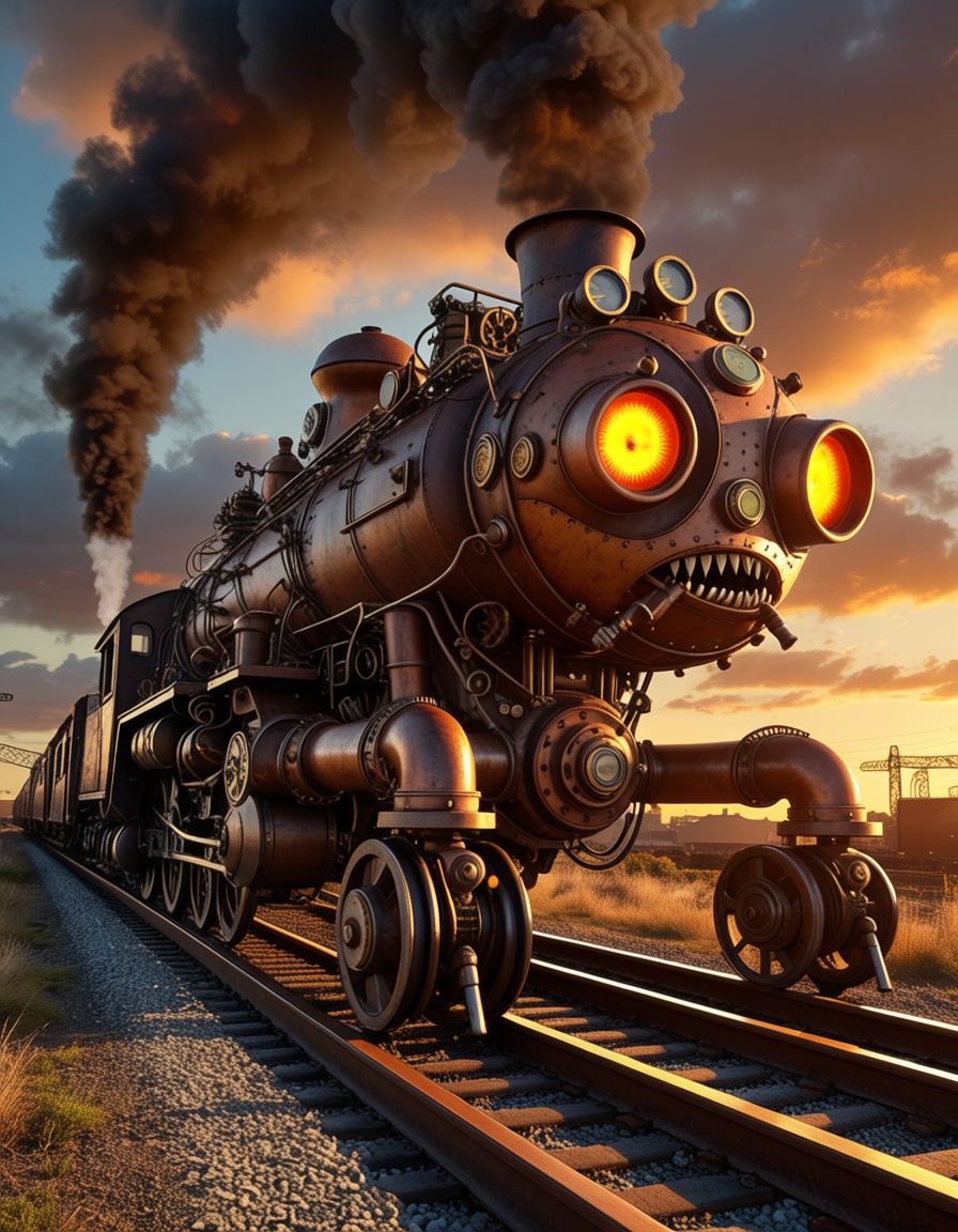style of Jacek Yerka,  This is a highly detailed,  CGI-rendered image of an elaborate on Tensor.Art
