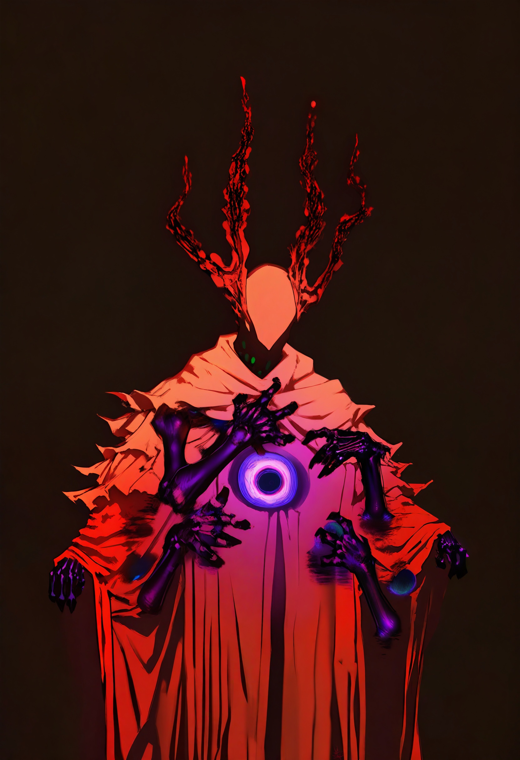 high contrast,  colorful,  horror (theme) on Tensor.Art