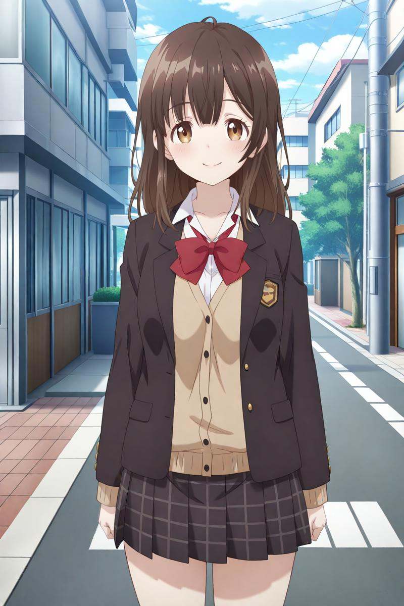 anime screenshot,  hige wo soru. soshite joshikousei wo hirou,  ogiwara sayu on Tensor.Art