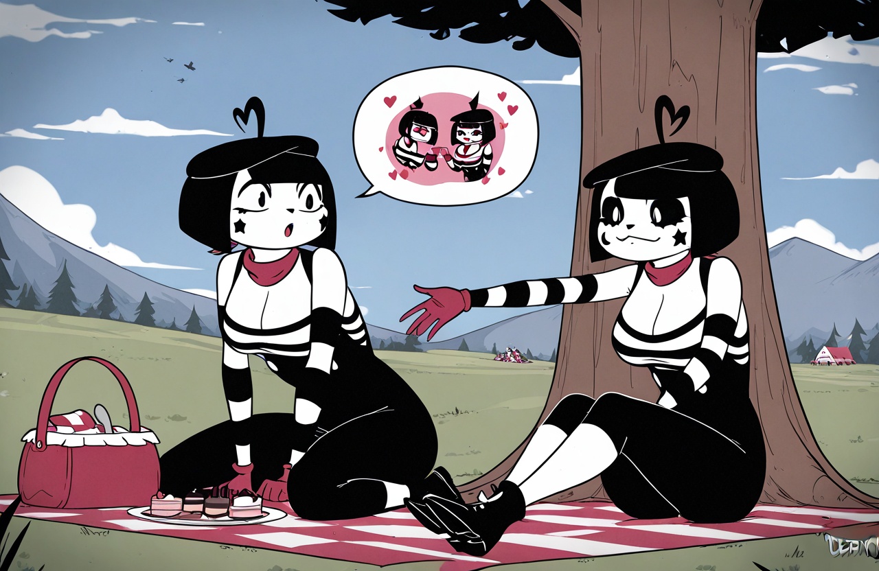 d3rp,  2girls,  bonbon on Tensor.Art