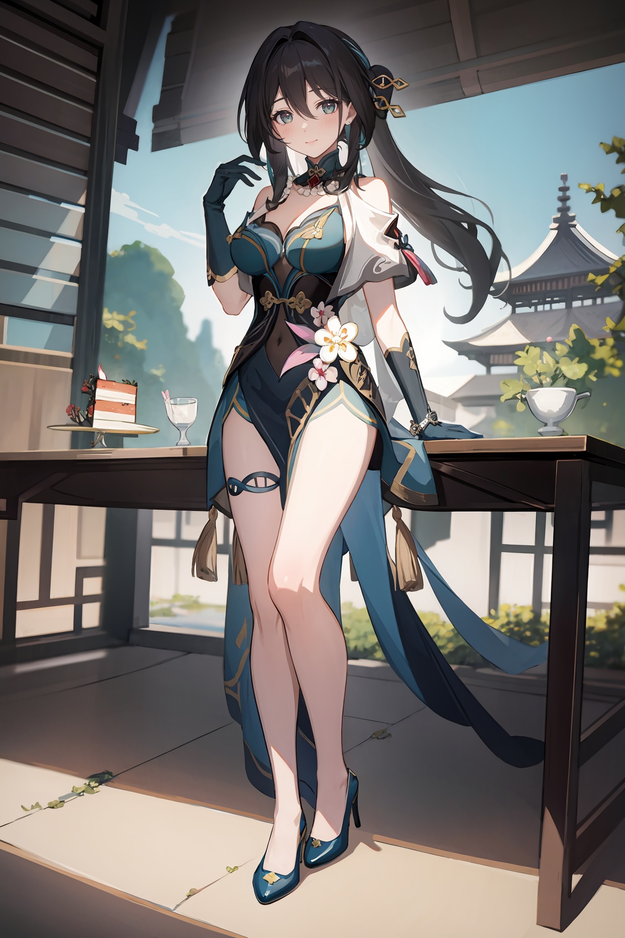 1girl,  ruan mei \(honkai: star rail\),  solo on Tensor.Art