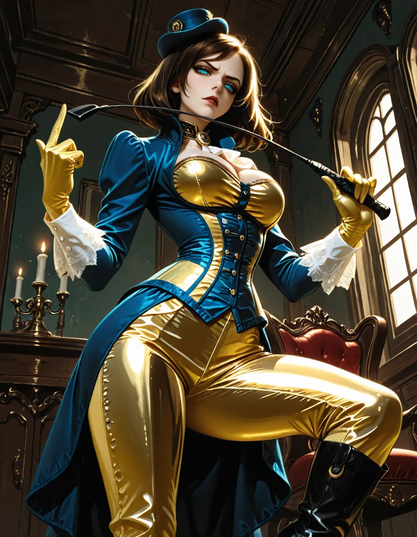 1girl,  solo,  elizabeth bioshock infinite on Tensor.Art
