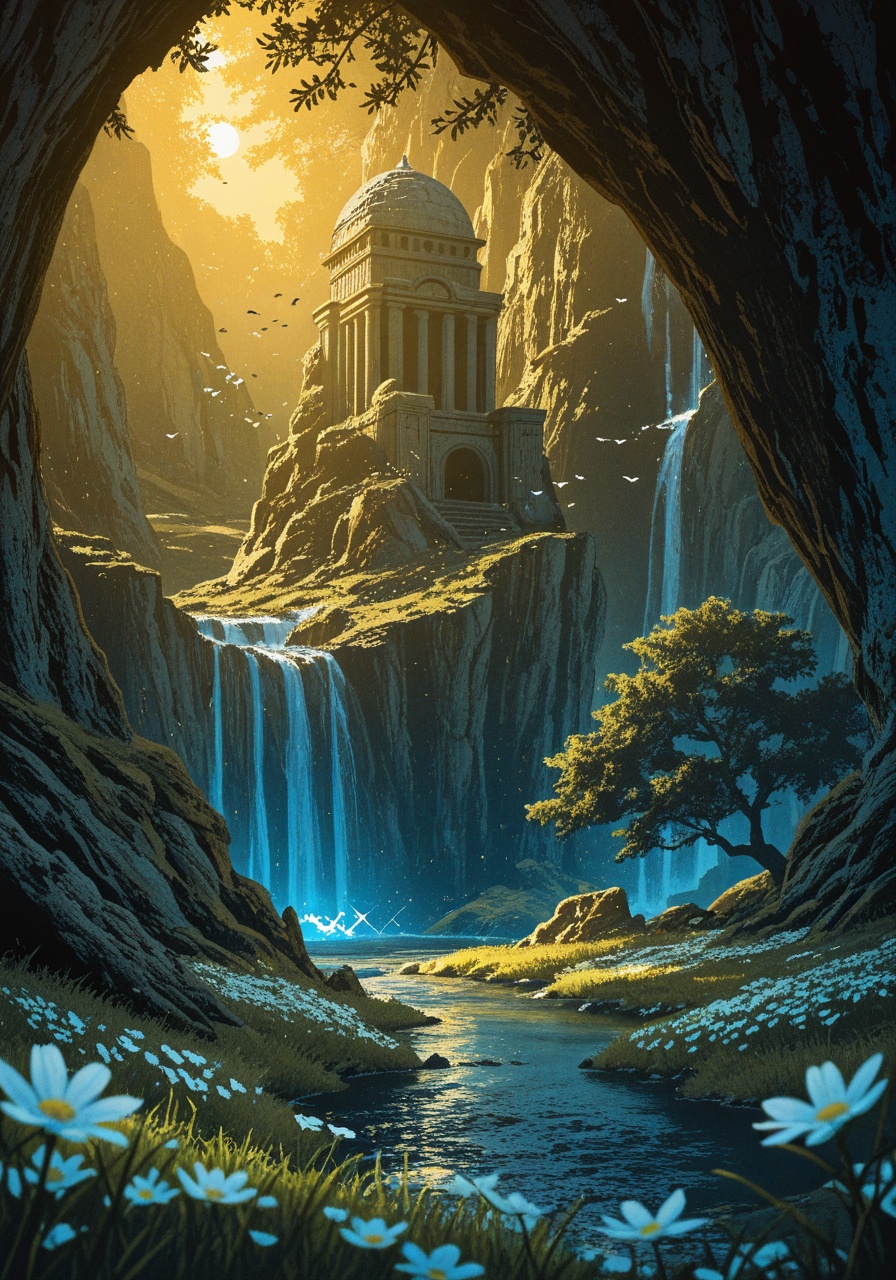 fantasy,  large tree,  nature on Tensor.Art