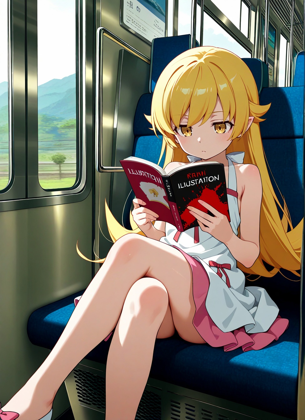 1girl,  solo,  oshino shinobu on Tensor.Art