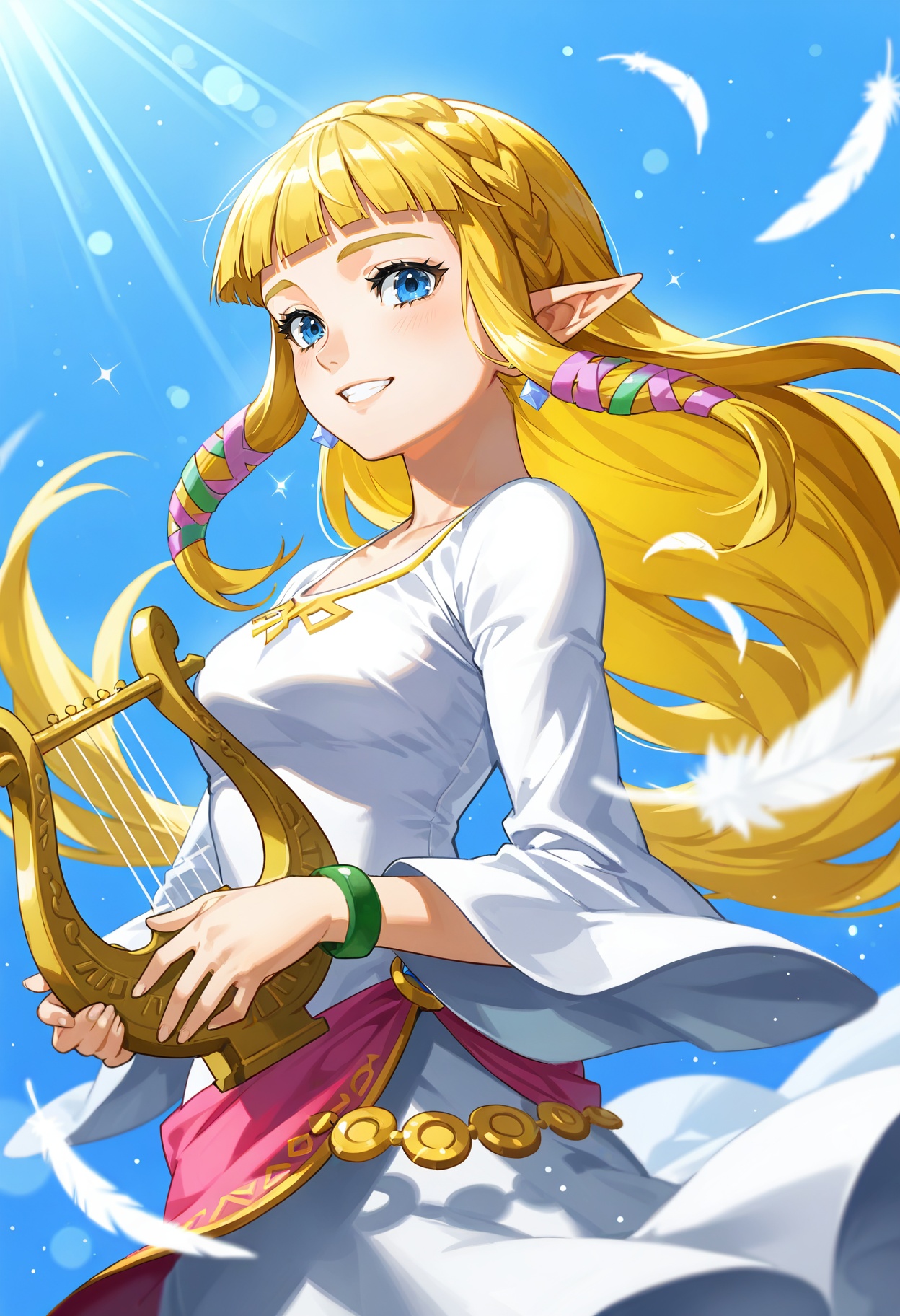 1girl,  princess zelda,  the legend of zelda on Tensor.Art