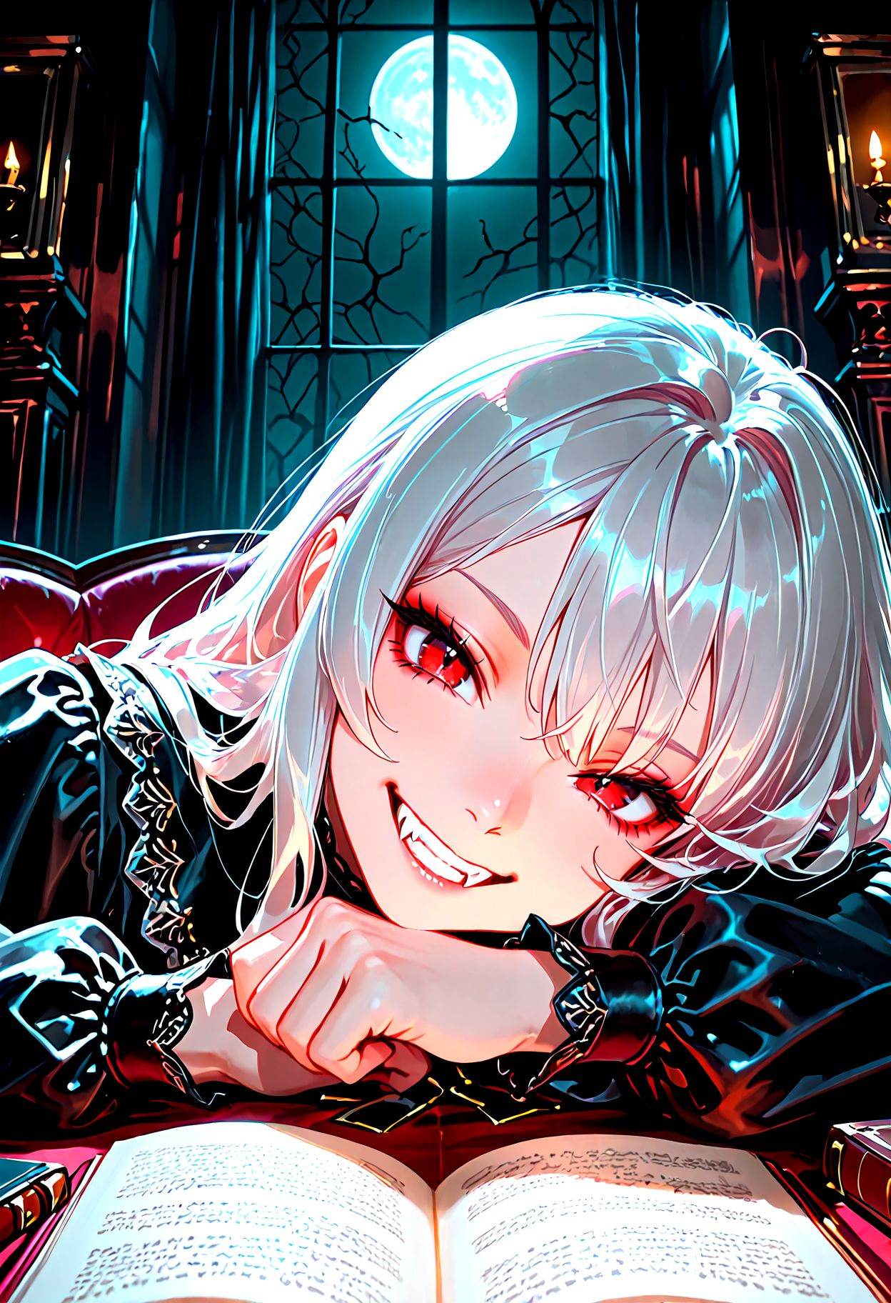Smooth Quality,  1girl,  red eyes on Tensor.Art