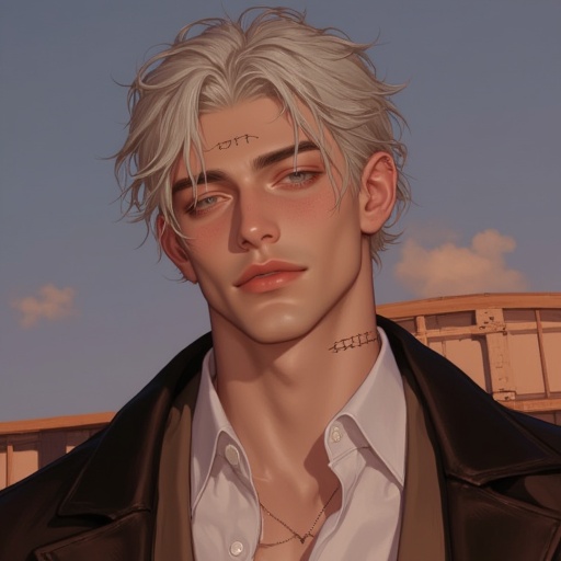 realistic style,  almost translucent complexion and long,  athletic build with a prominent on Tensor.Art