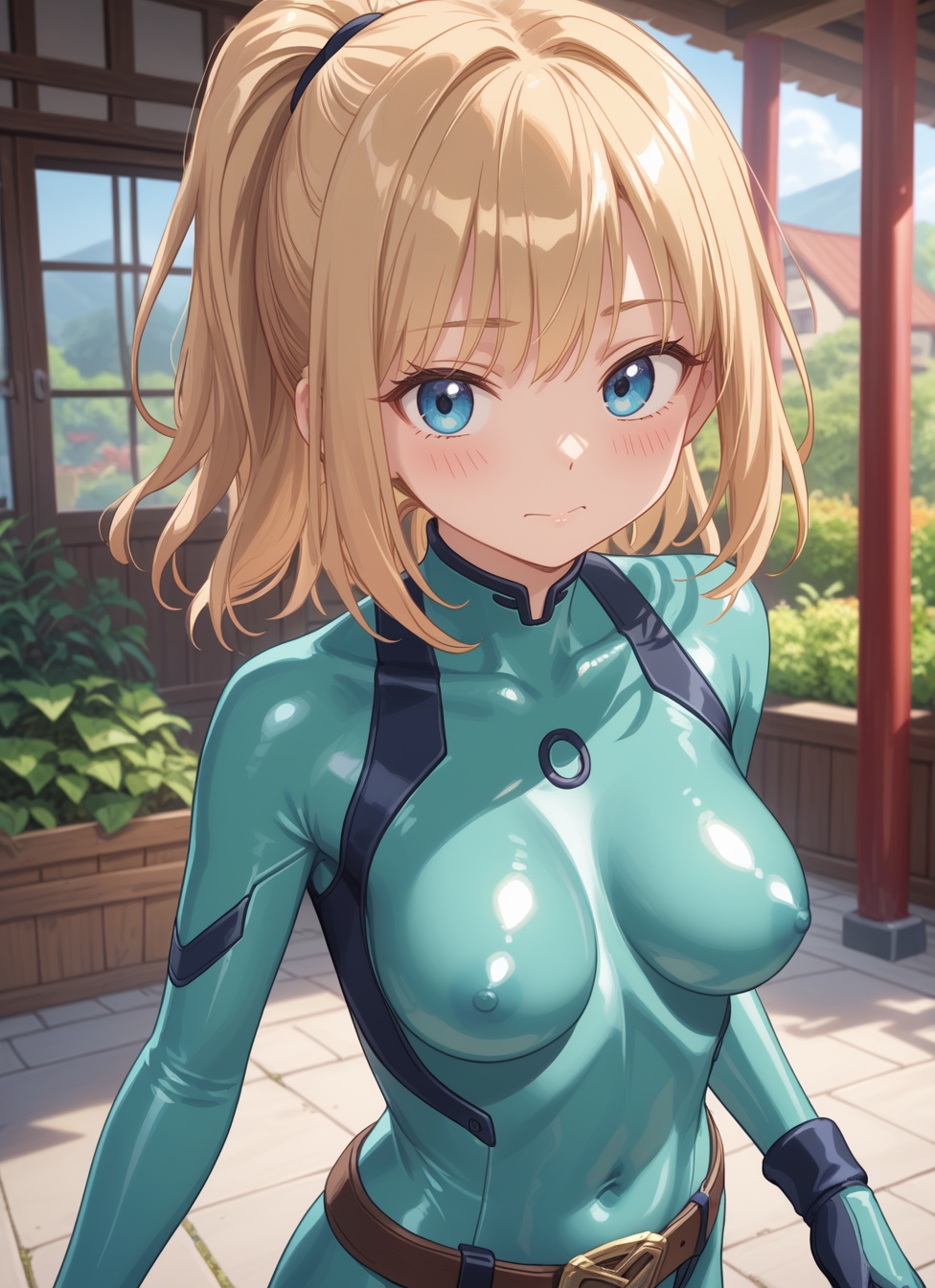 1girl,  solo,  bodysuit on Tensor.Art
