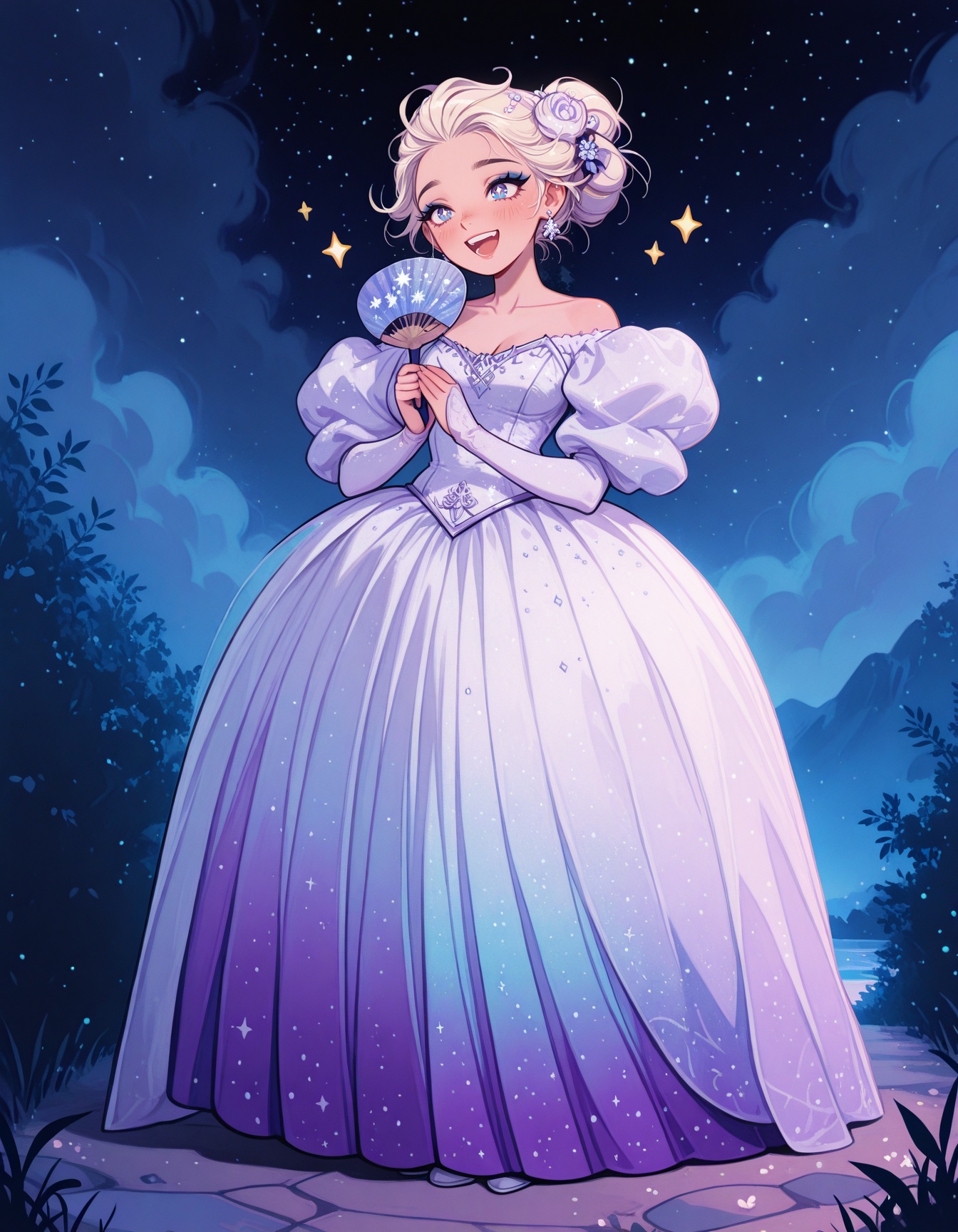 1girl,  solo,  elsa on Tensor.Art