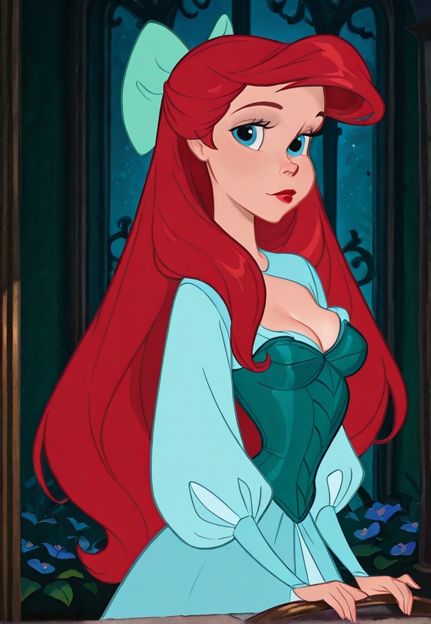 ariel,  1girl,  solo on Tensor.Art