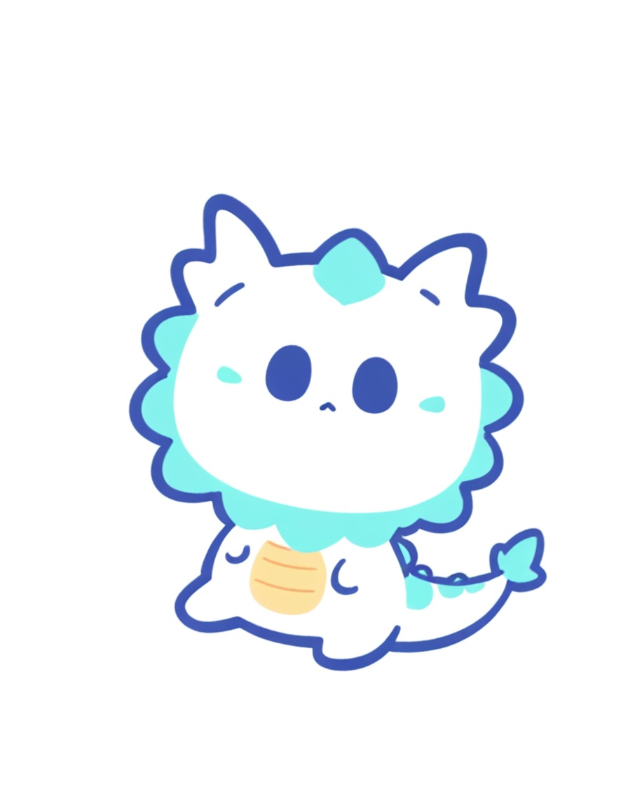 (chibi,  solo,  simple art on Tensor.Art