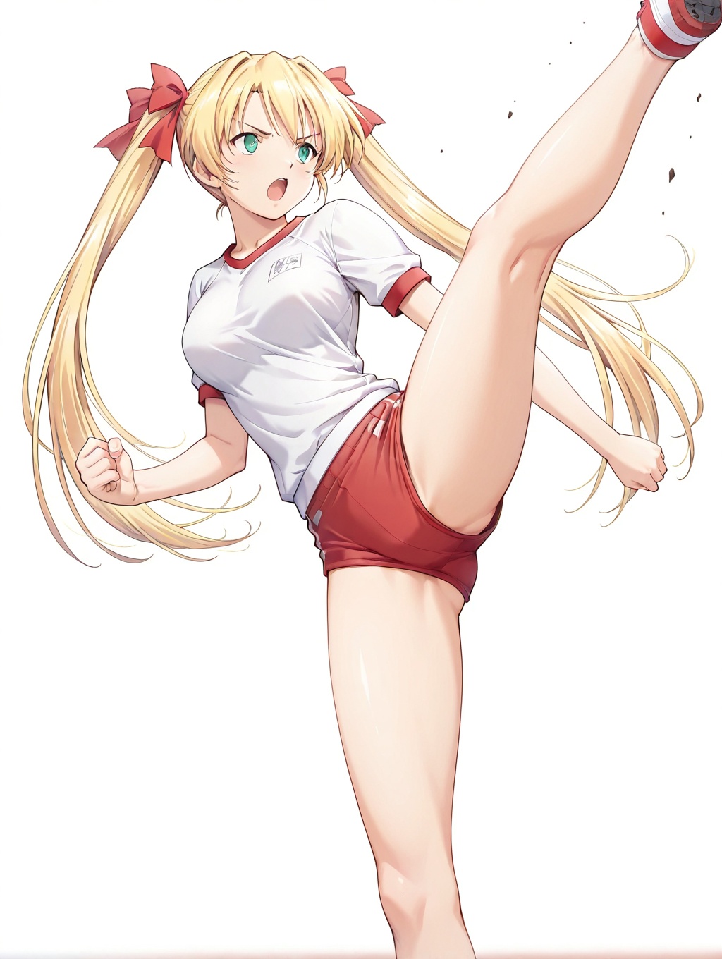 akehime saki,  twintails,  blonde hair on Tensor.Art