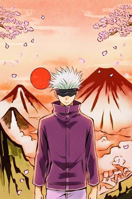 SatoruGojo,  ,  white hair on Tensor.Art