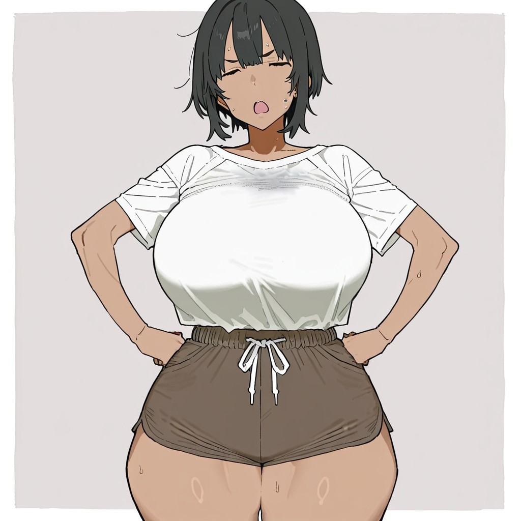 1girl,  solo,  light brown skin on Tensor.Art