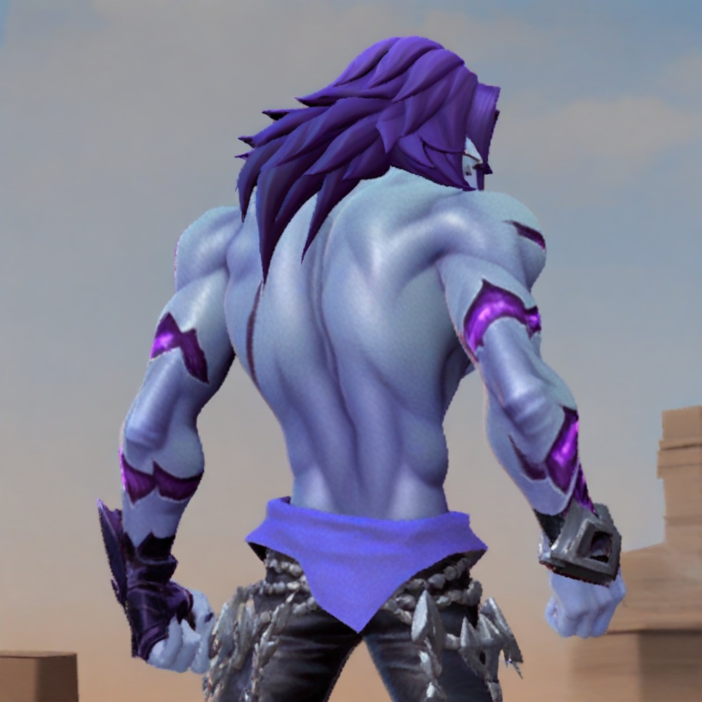 moskov-grey colored skin 1male focus,  anime screencap,  masterpiece on Tensor.Art