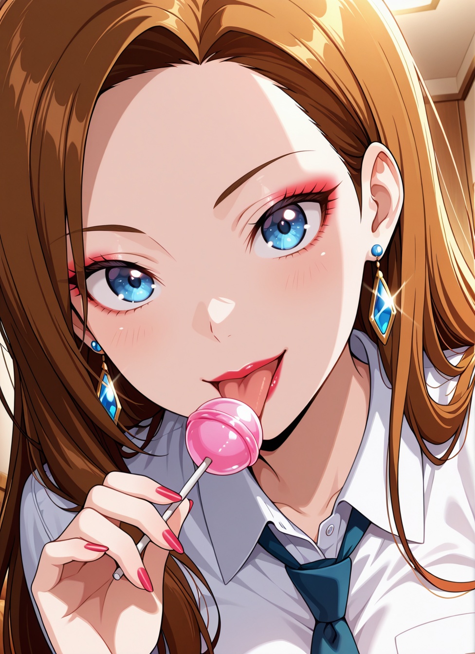 1girl,  karen hojyo,  long hair on Tensor.Art