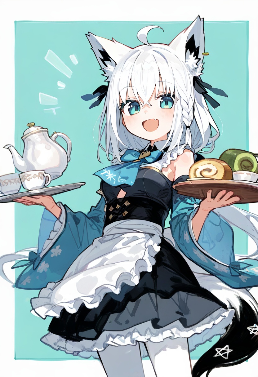 1girl,  shirakami fubuki,  hololive on Tensor.Art