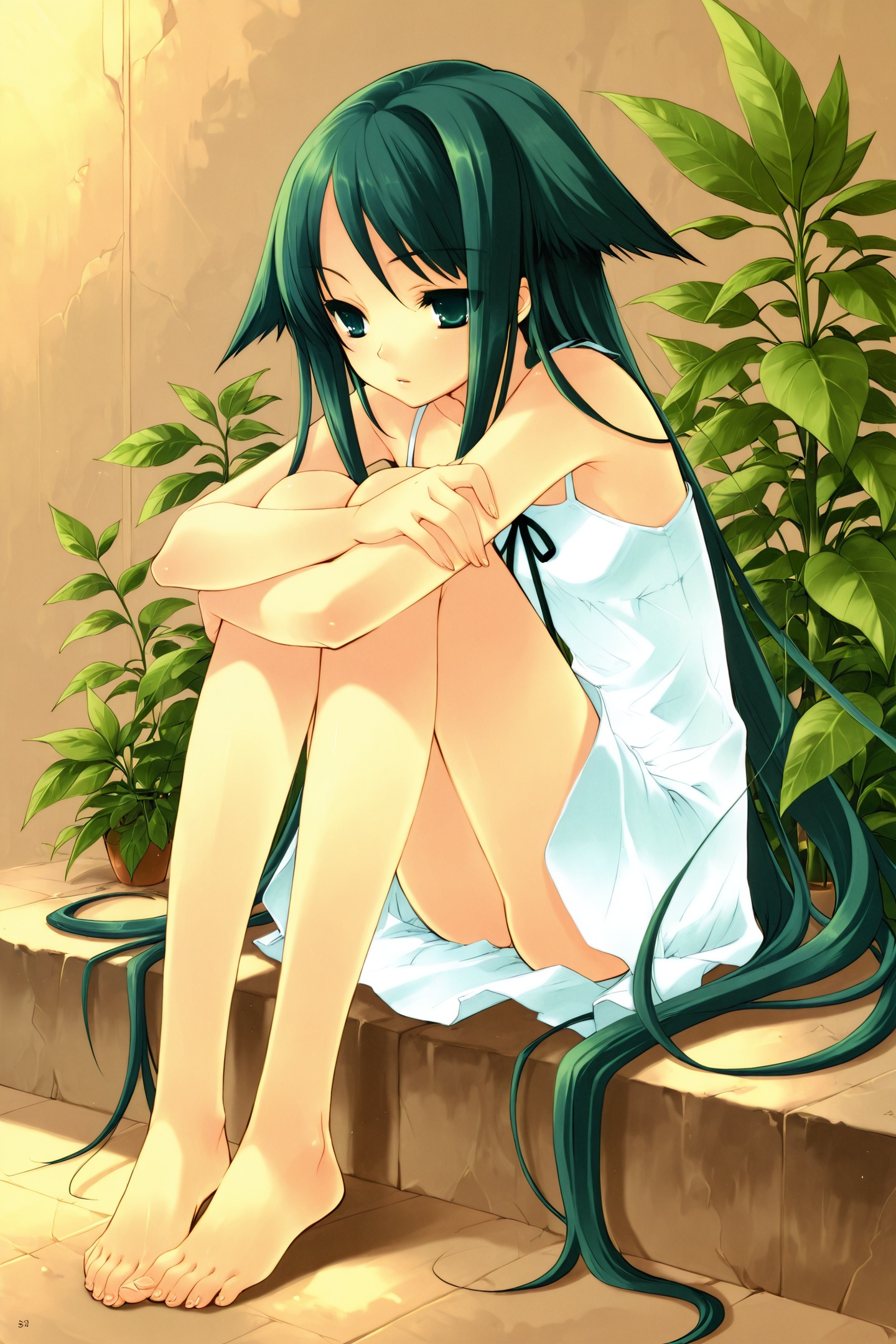 saya \(saya no uta\),  1girl,  solo on Tensor.Art