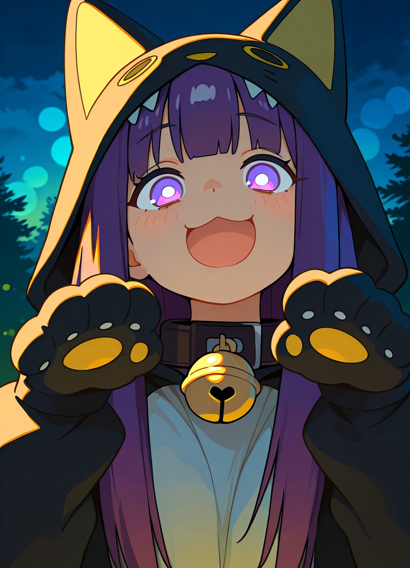 fern \(sousou no frieren\),  cat costume,  bell on Tensor.Art