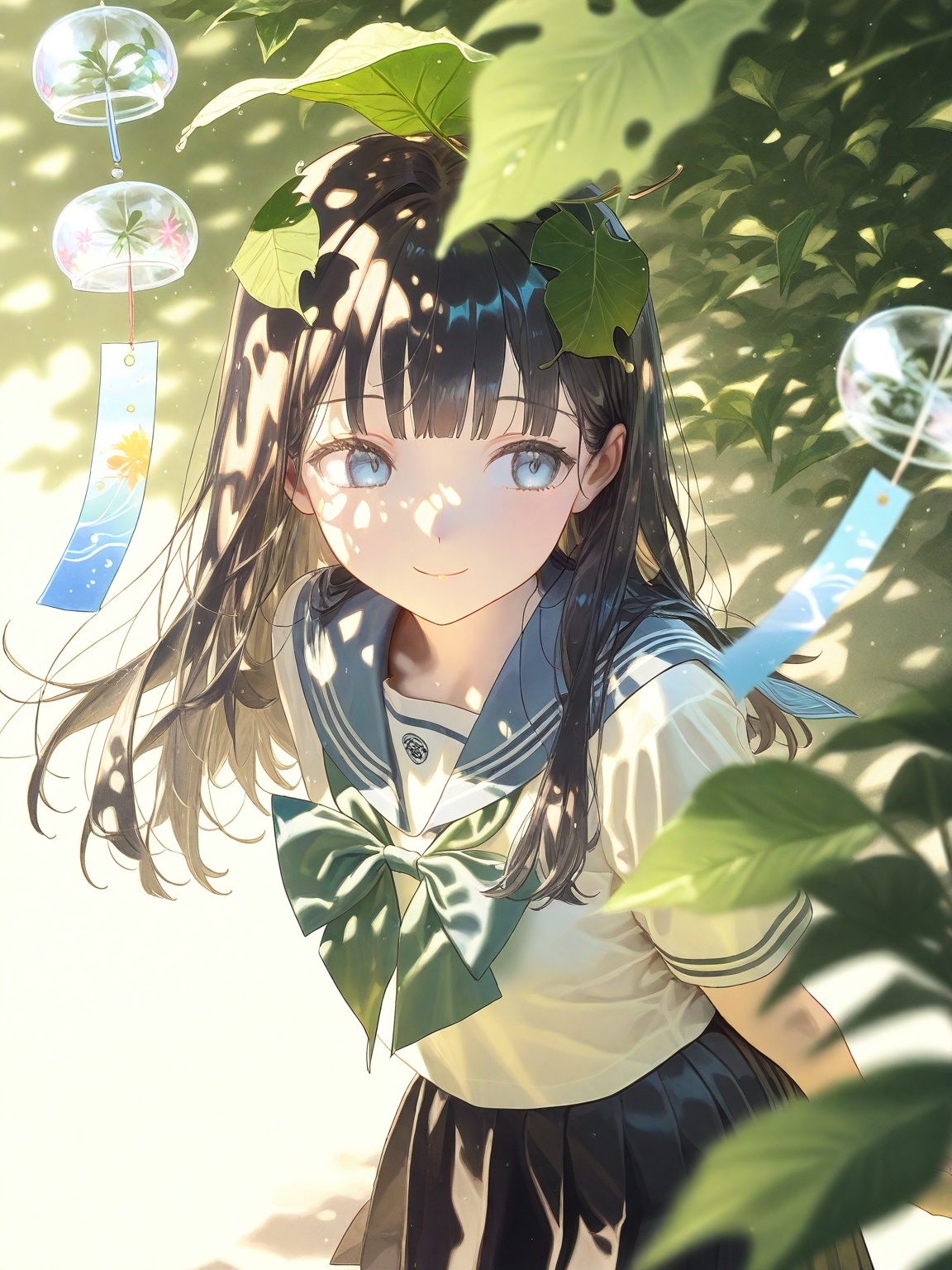 1girl,  simple background,  dappled sunlight on Tensor.Art