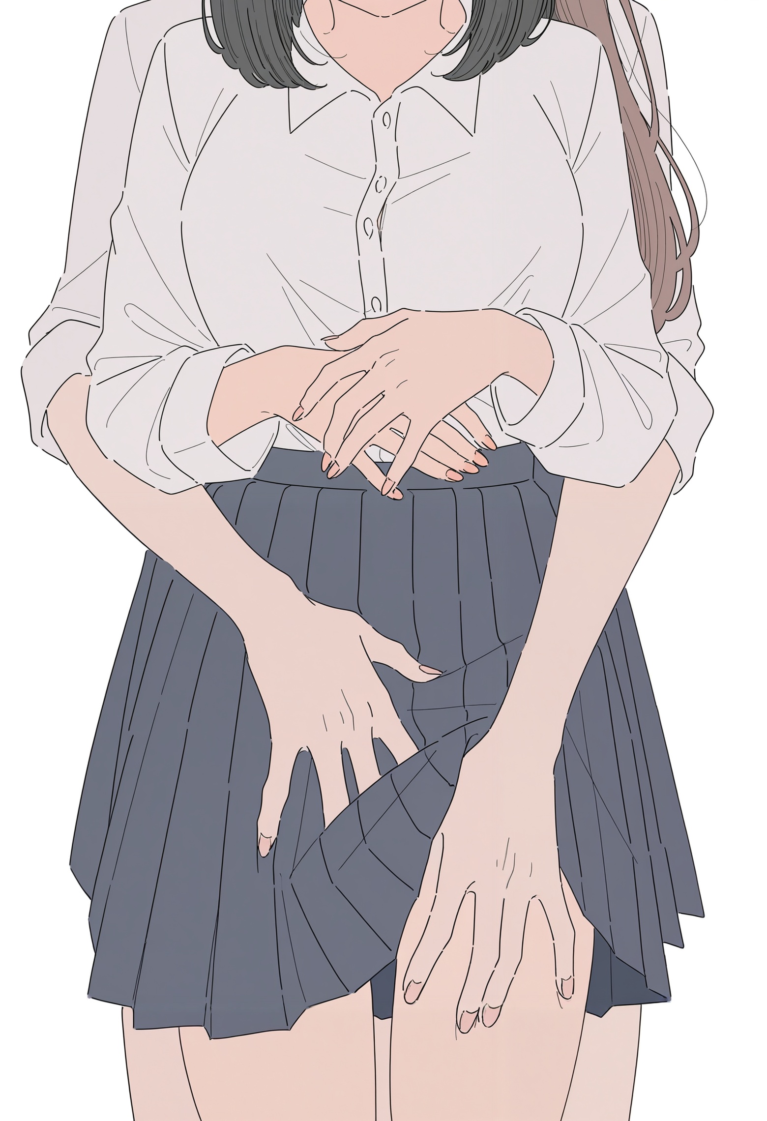 2girls,  multiple girls,  yuri on Tensor.Art