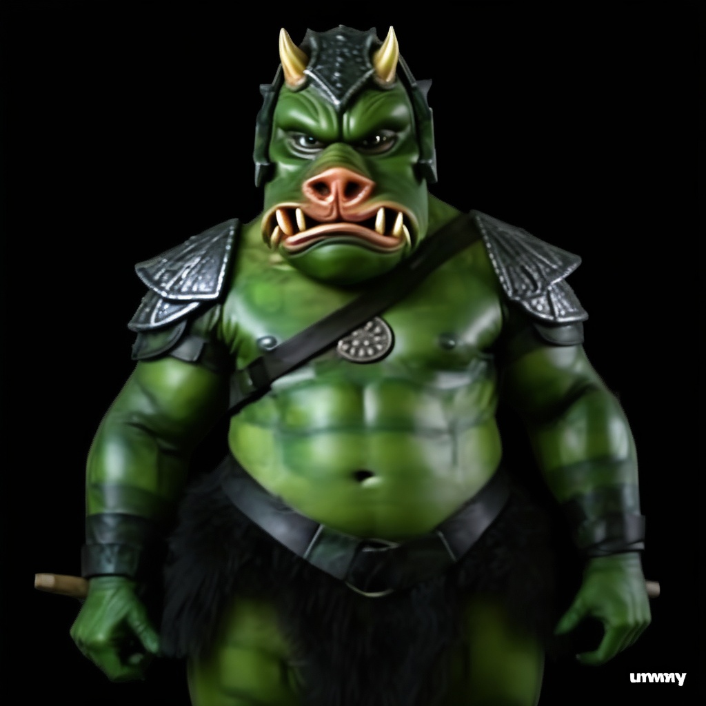 Score_9,  professional high definition photograph,  Gammorean guard on Tensor.Art