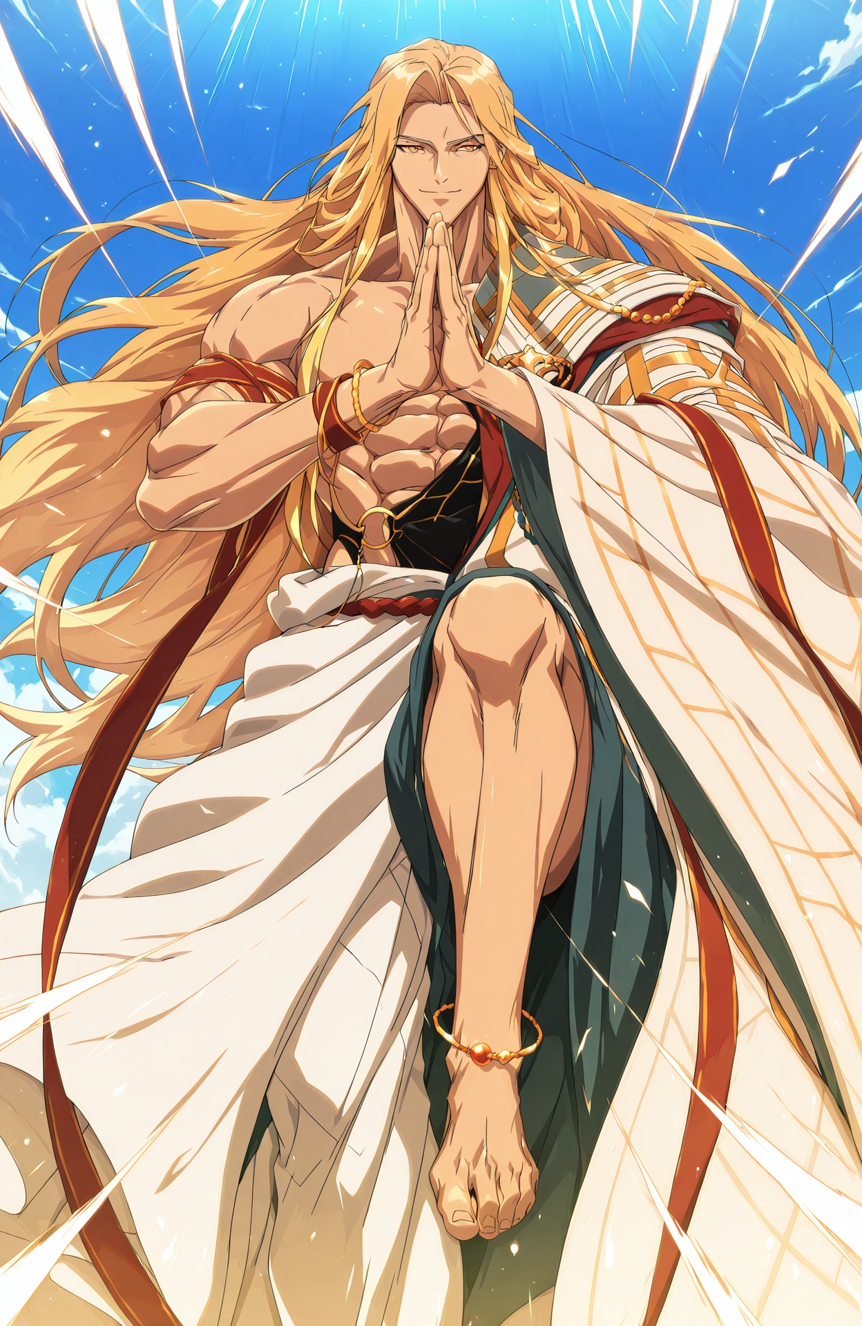 dfo_mnen3,  anime style,  toned male on Tensor.Art