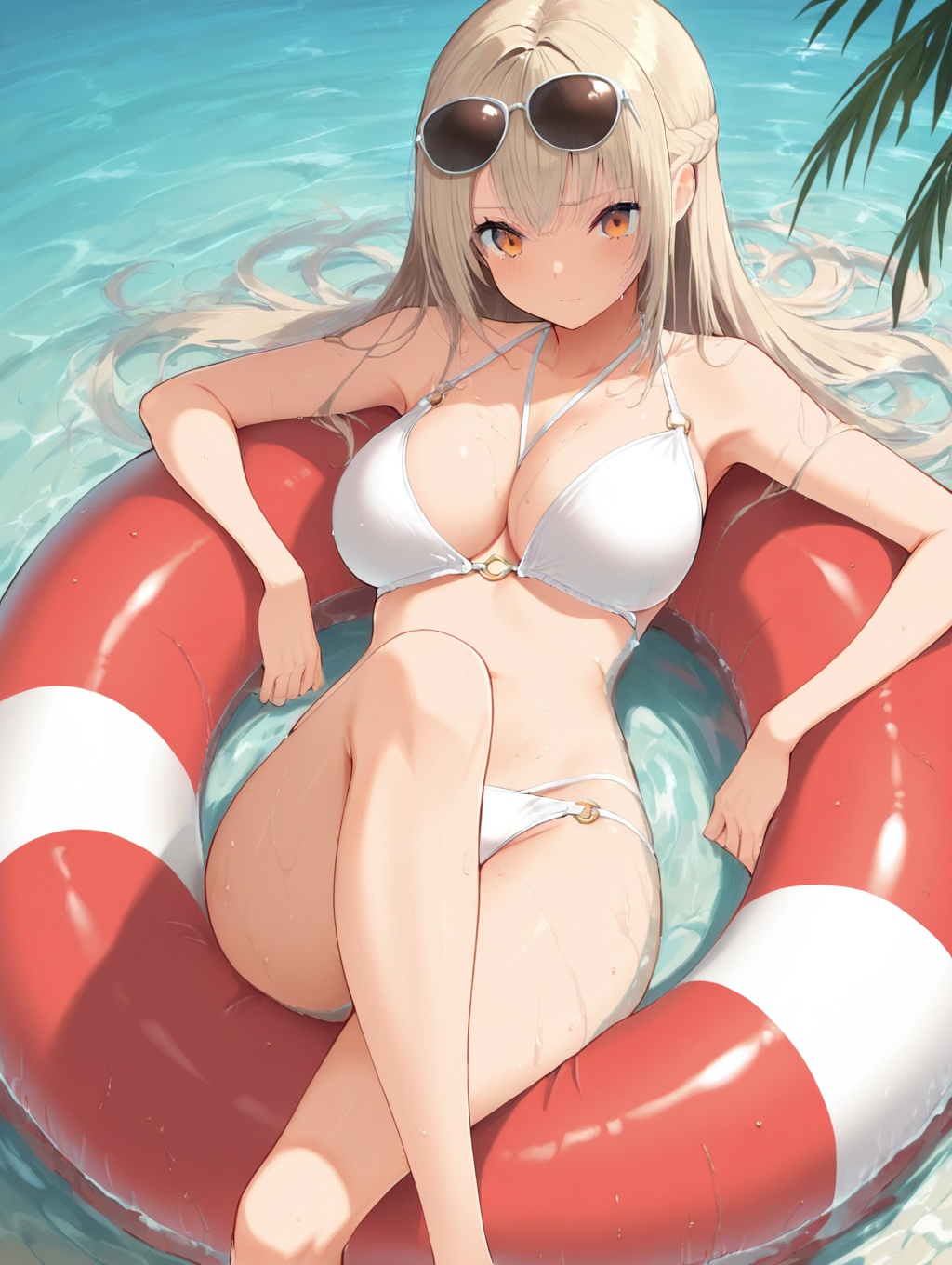 otobe shizuka,  1girl,  swimsuit on Tensor.Art