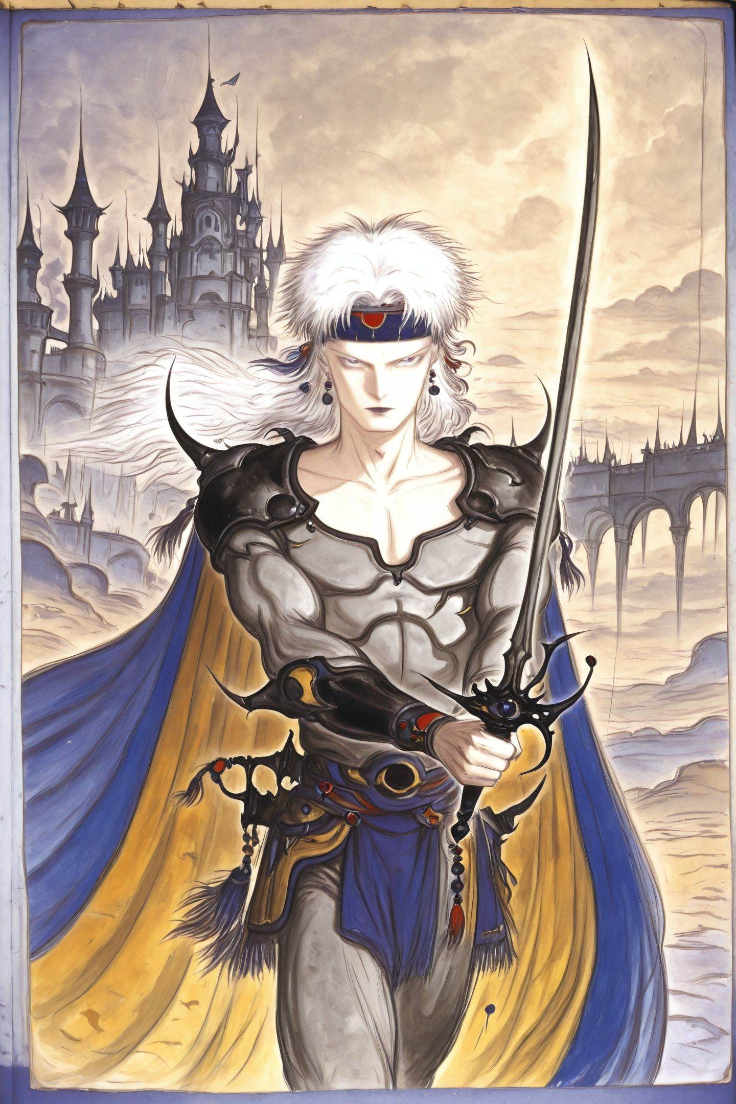 weapon,  sword,  1boy on Tensor.Art