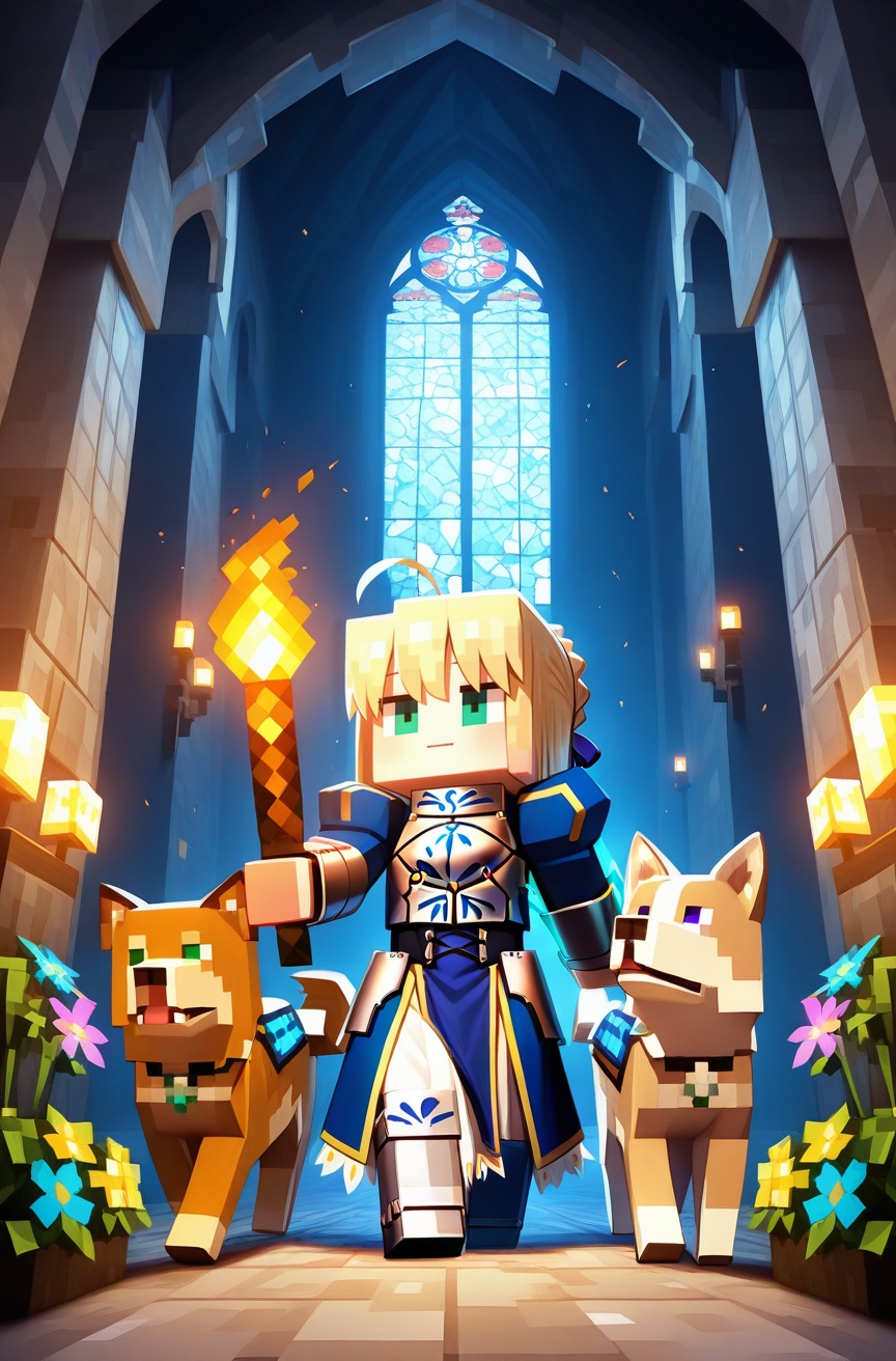 masterpiece,  best quality,  saber on Tensor.Art