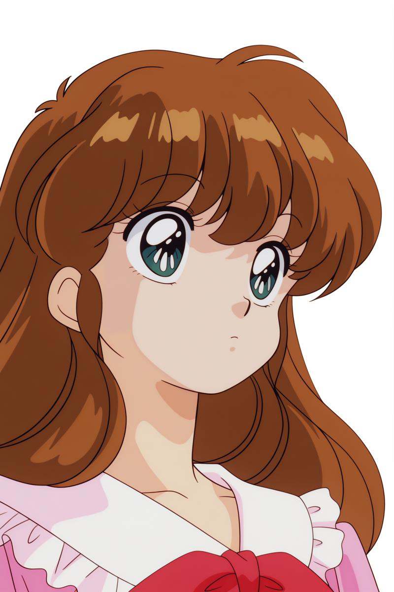 old anime style,  upper body,  simple background on Tensor.Art