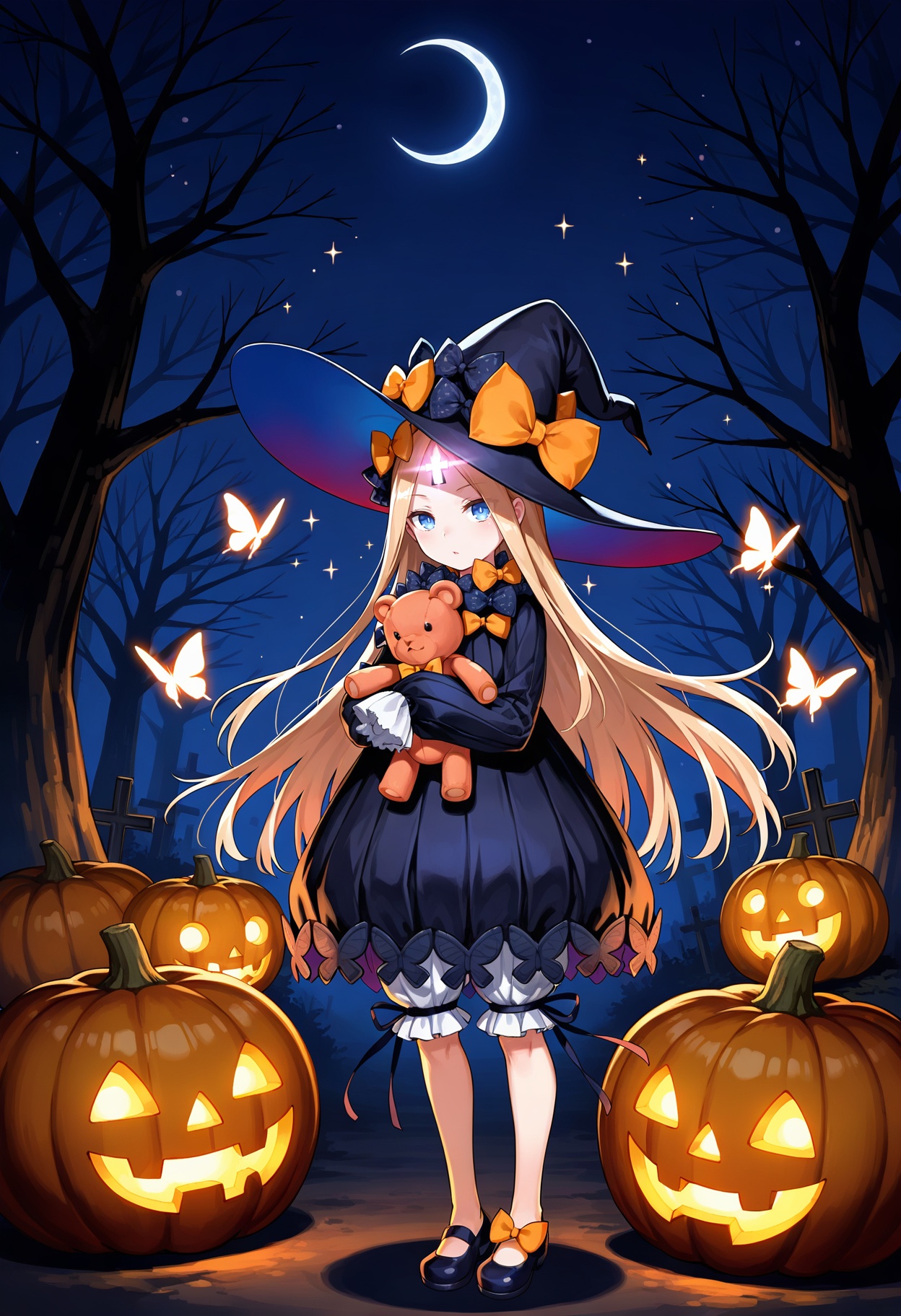 abigail williams \(fate\),  1girl,  bow on Tensor.Art