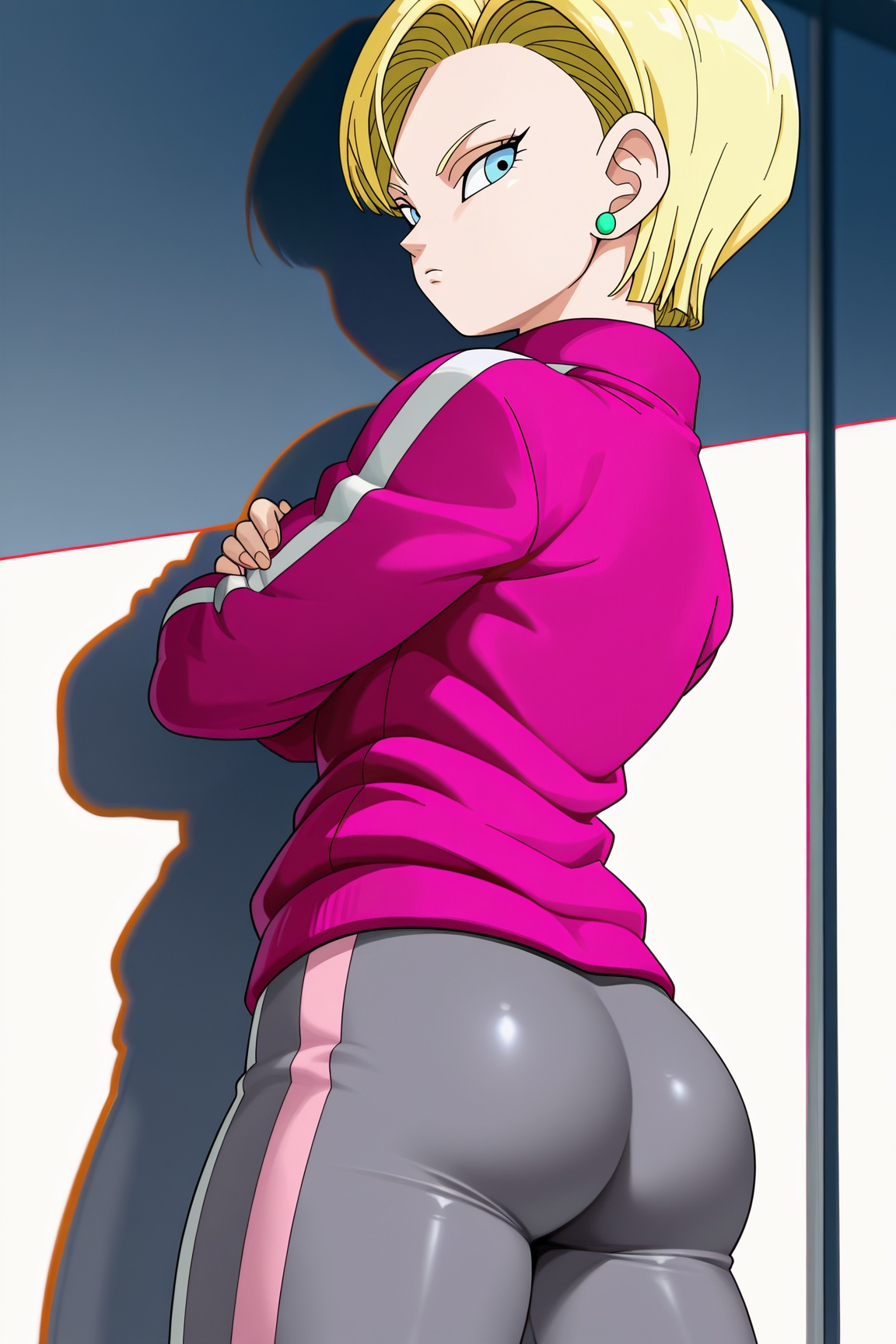 detailed face,  android 18,  dbssh_outfit on Tensor.Art