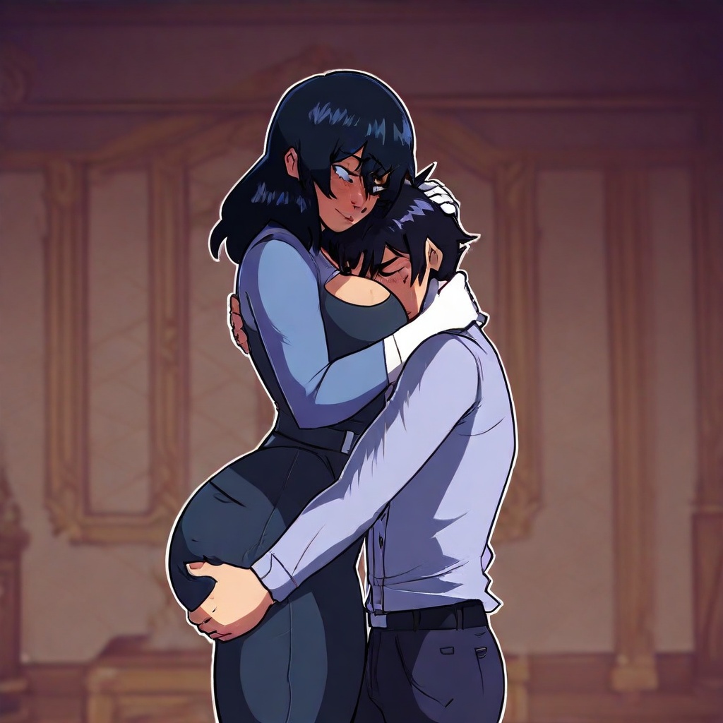 huggingmeme,  ass grab,  1boy on Tensor.Art