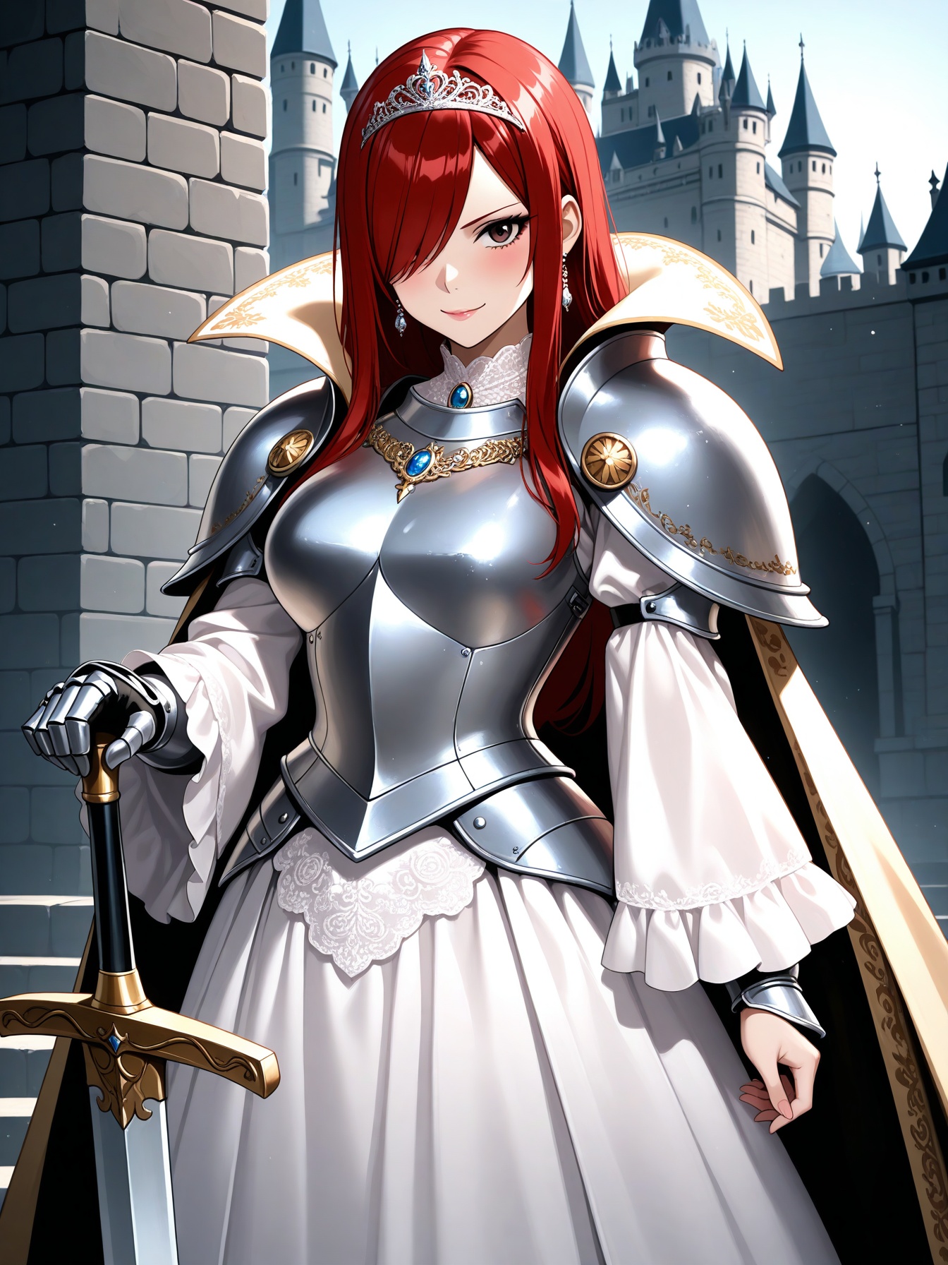 nebutastyle,  1girl,  erza scarlet on Tensor.Art