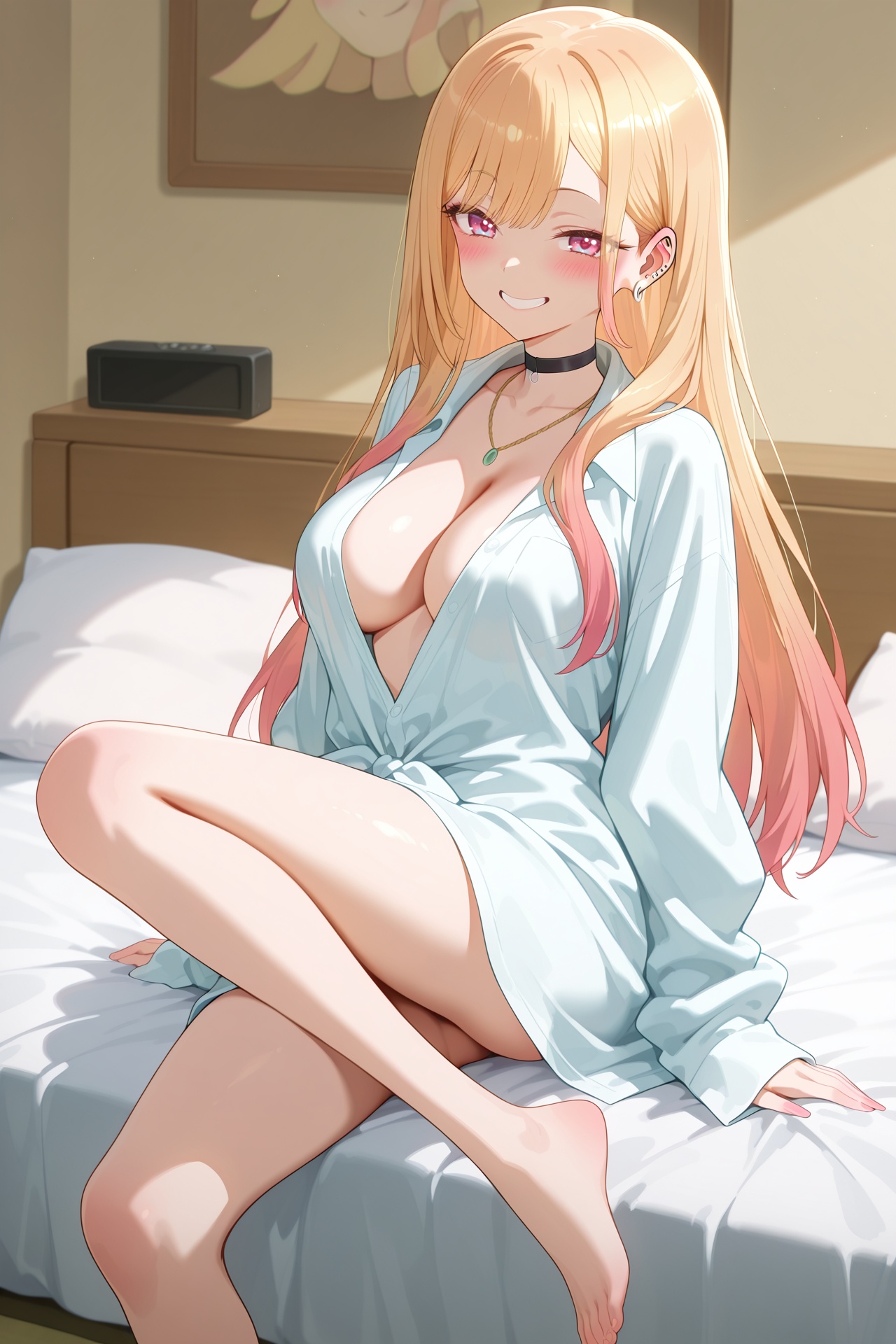 kitagawa marin,  full body,  bare feet on Tensor.Art