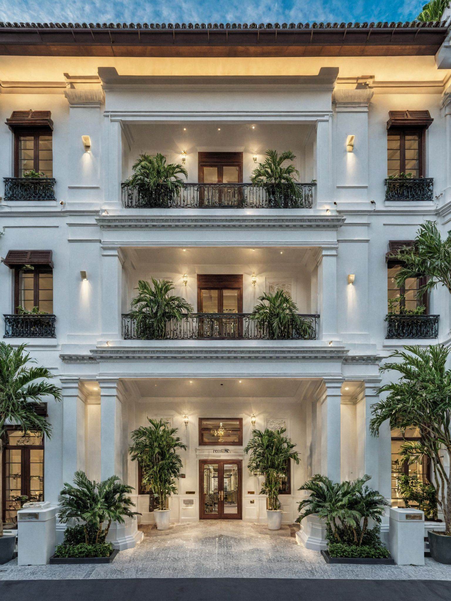 ((British Colonial Architecture)),  (masterpiece) ,  ((best quality)) on Tensor.Art