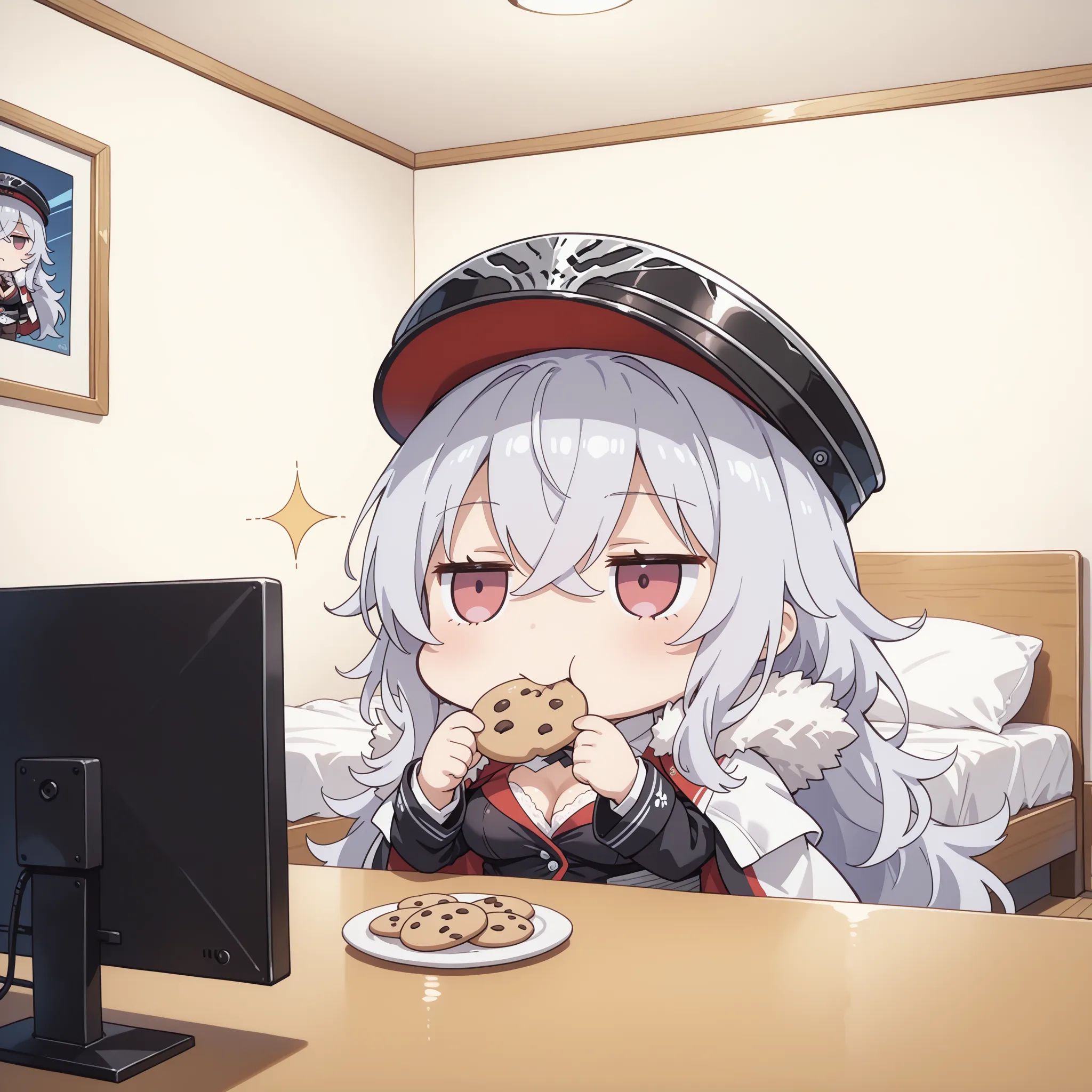 1girl,  graf zeppelin \(azur lane\),  chibi on Tensor.Art