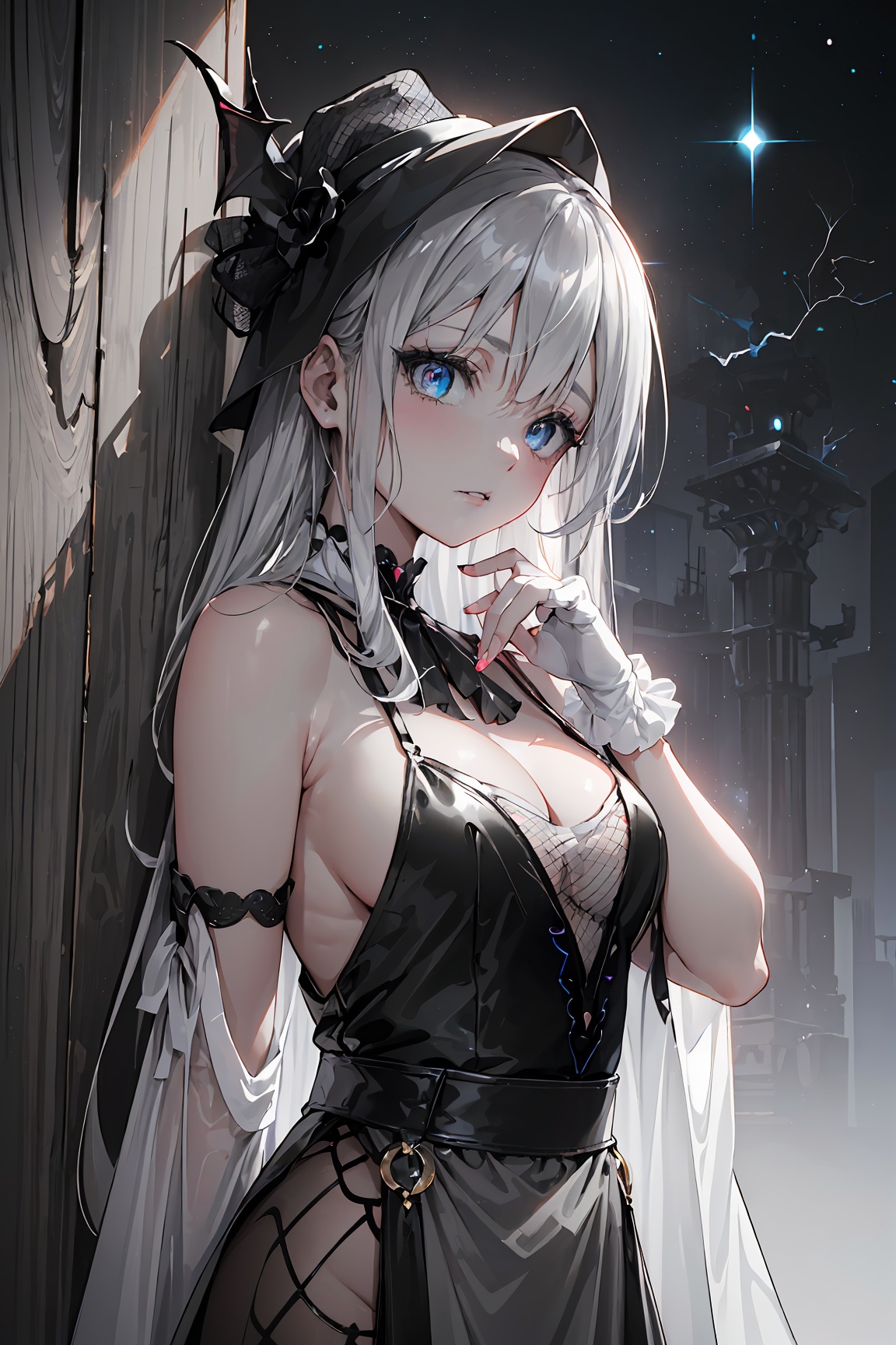 HorrorTheme,  1girl,  solo on Tensor.Art