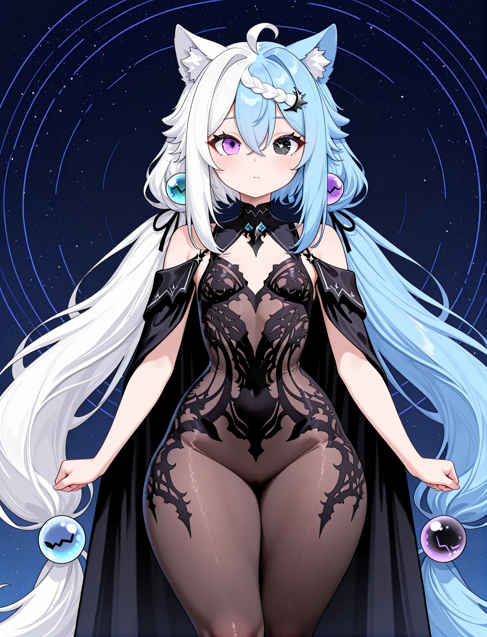 1girl,  solo,  thick thighs on Tensor.Art