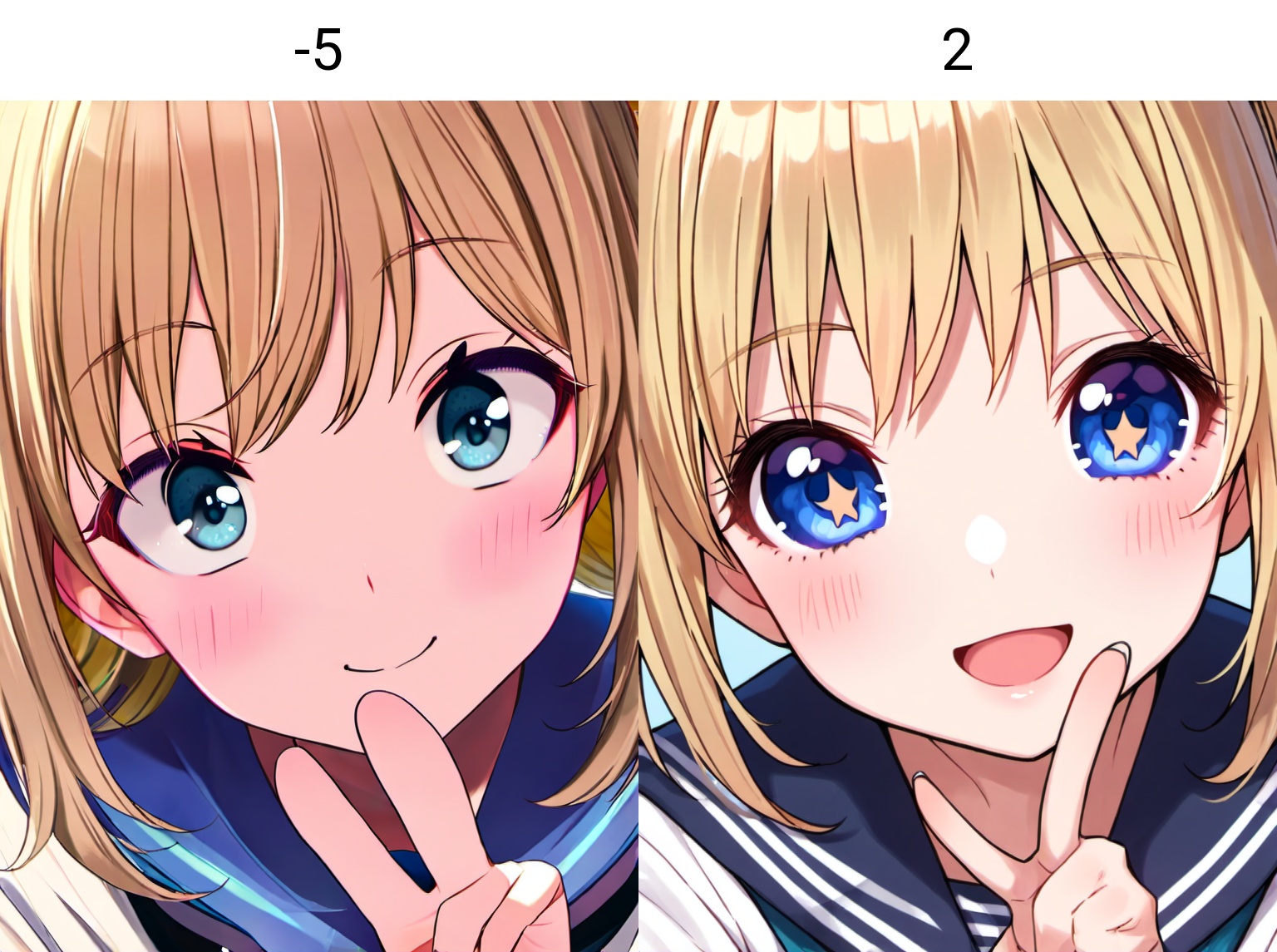 1girl,  smile,  v on Tensor.Art