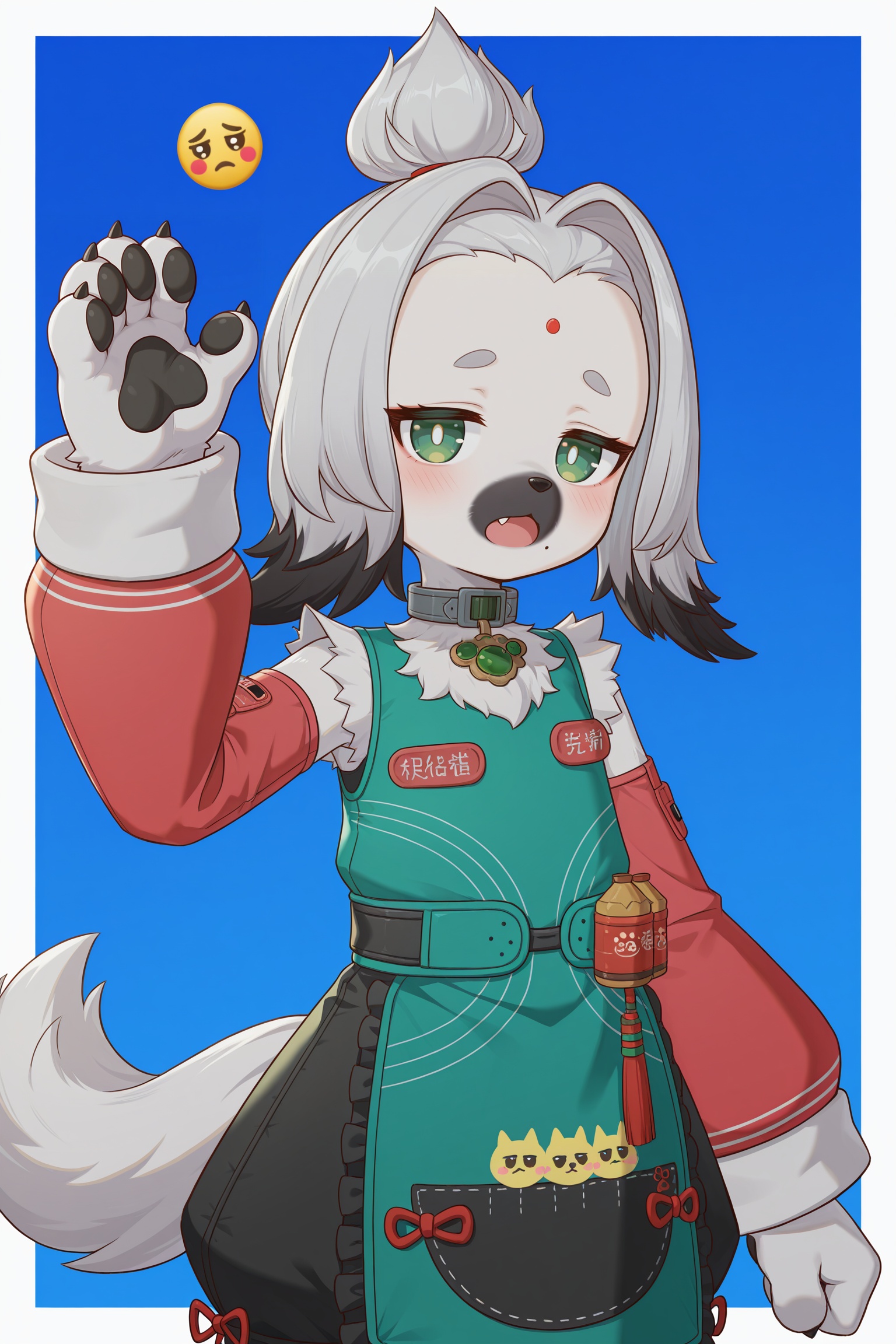 Cairn \(zenless zone zero\),  body fur,  white fur on Tensor.Art