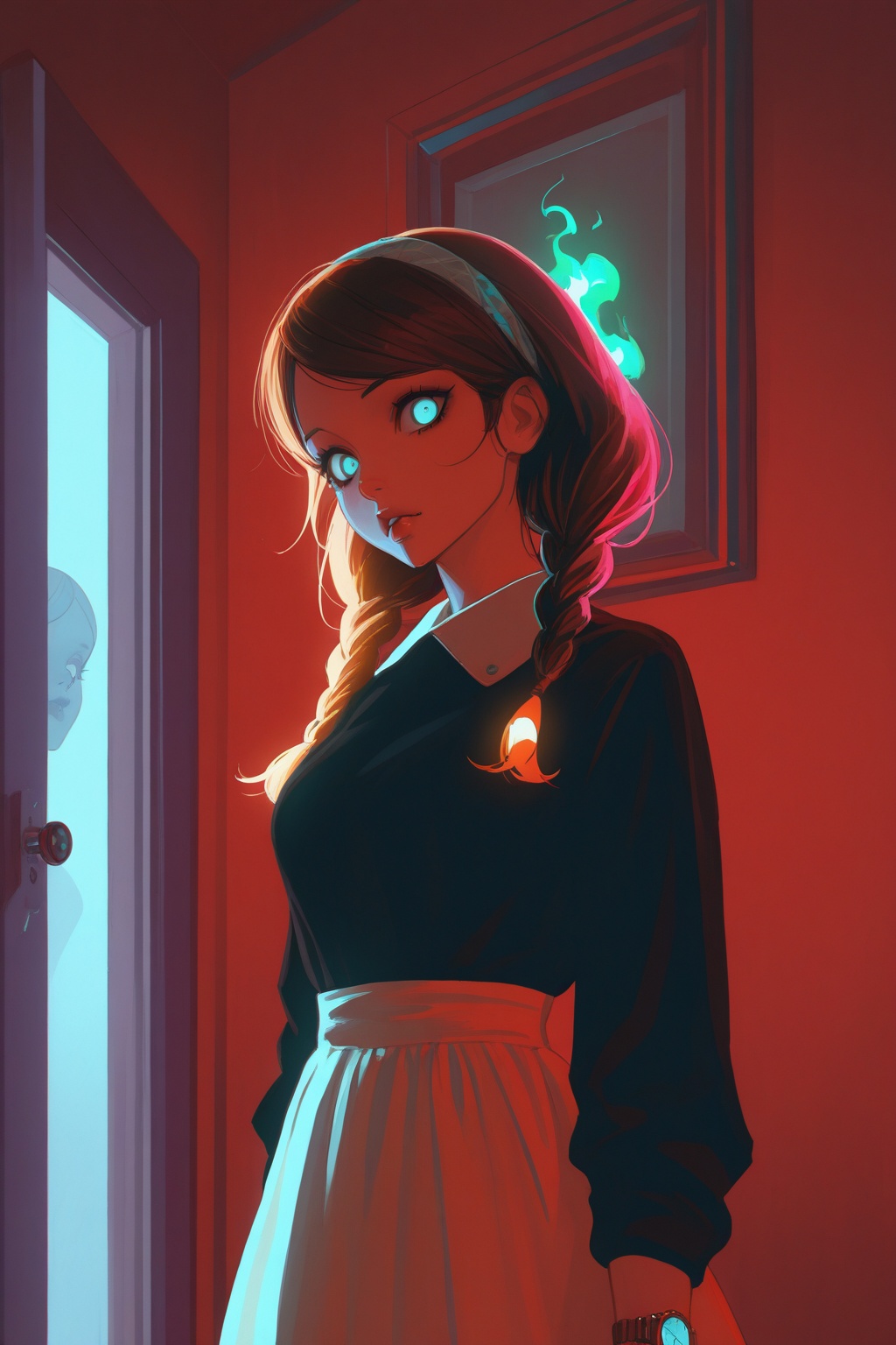 1girl,  braid,  twin braids on Tensor.Art