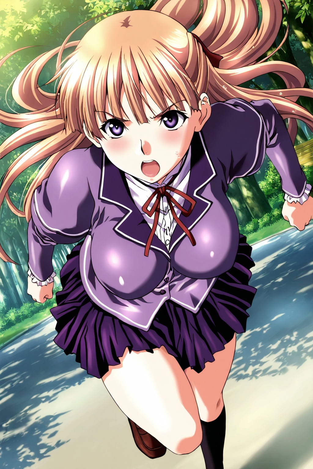 stigma anime sharp artstyle,  kanzaki asuka,  1girl on Tensor.Art