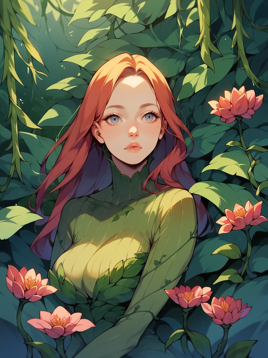 gr33n,  solo,  1girl on Tensor.Art