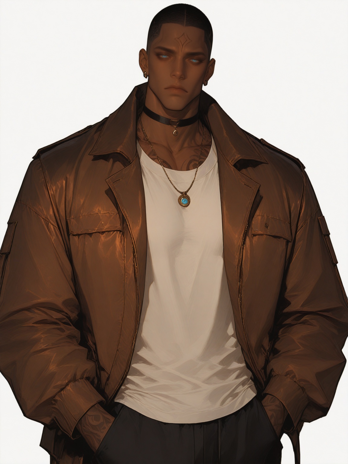 1boy,  muscular male,  lips on Tensor.Art