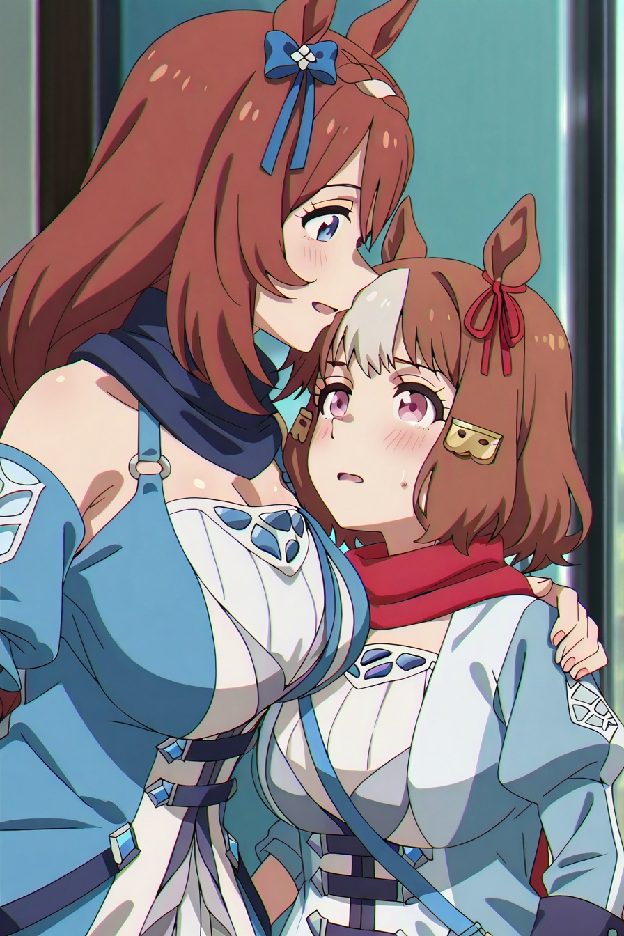 umagray,  2girls,  yuri on Tensor.Art