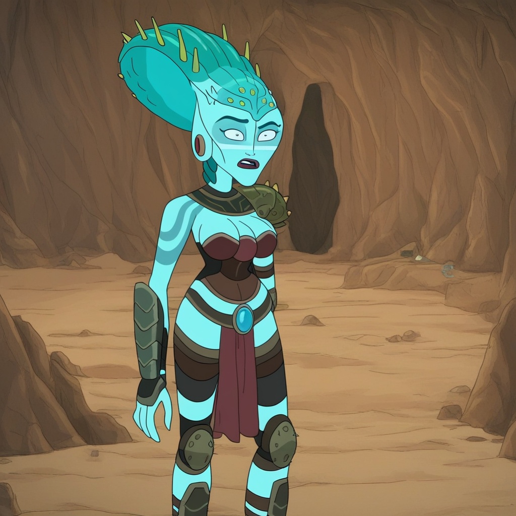 large round ears,  elongated head,  Kiara_RaM on Tensor.Art