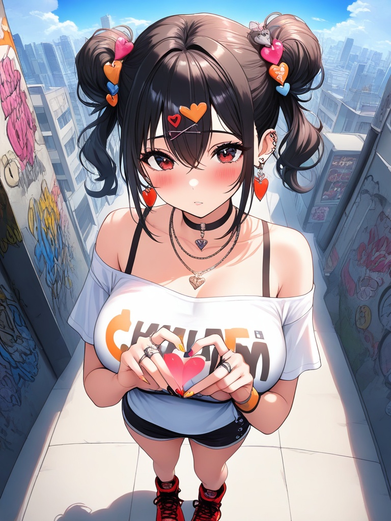 1girl,  looking at viewer,  blush on Tensor.Art